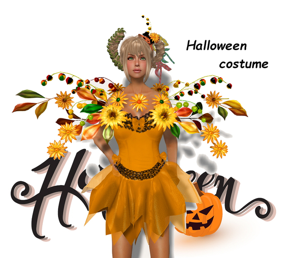 Second Life Marketplace Halloween Costume set Box